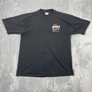Bear's Towing Burbank OH Heavyweight Blend Shirt Mens XL Black Graphic Back Tee